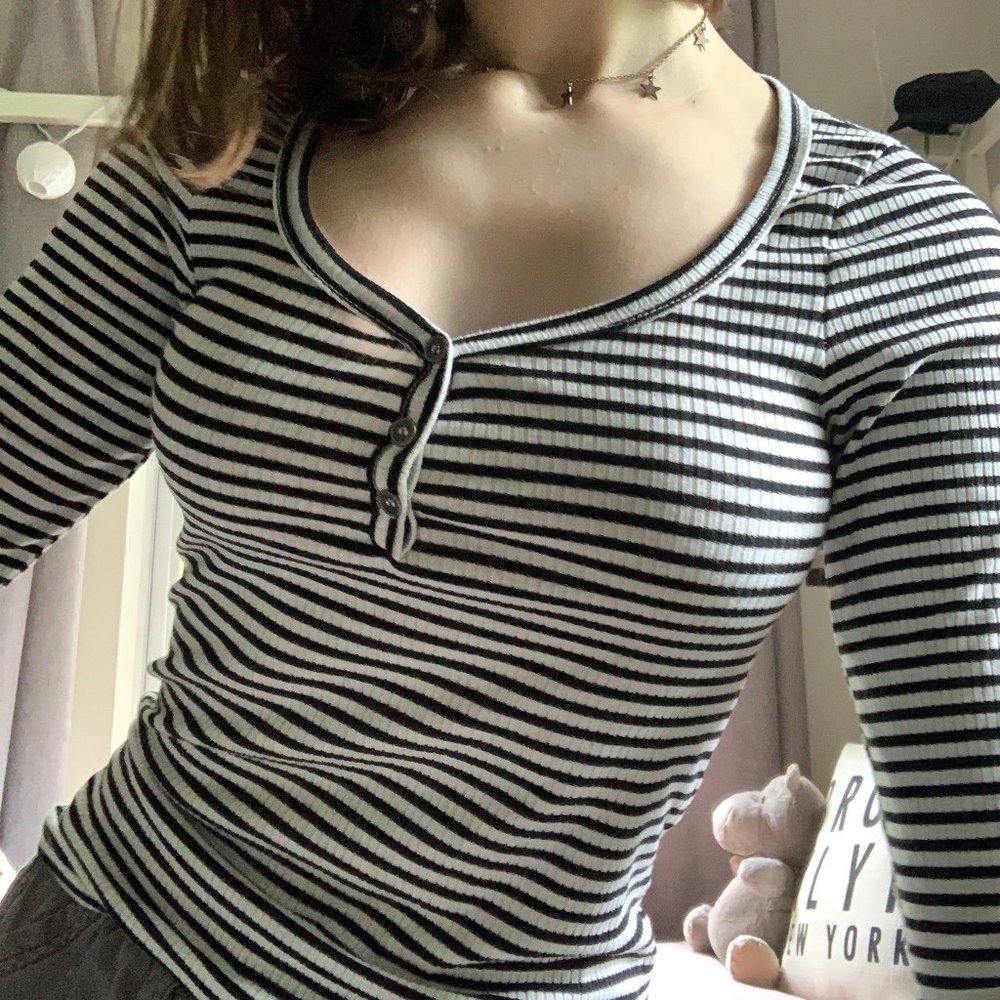 Striped Layering Top
